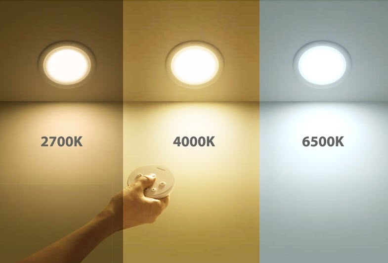 Thay đổi màu ánh sáng cùng đèn Downlight LED Philips 59062 9W