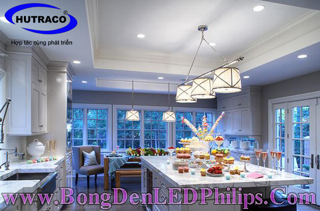 Đèn Downlight âm trần LED Philips DN024B ứng dụng thiết kế chiếu sáng nhà ở.