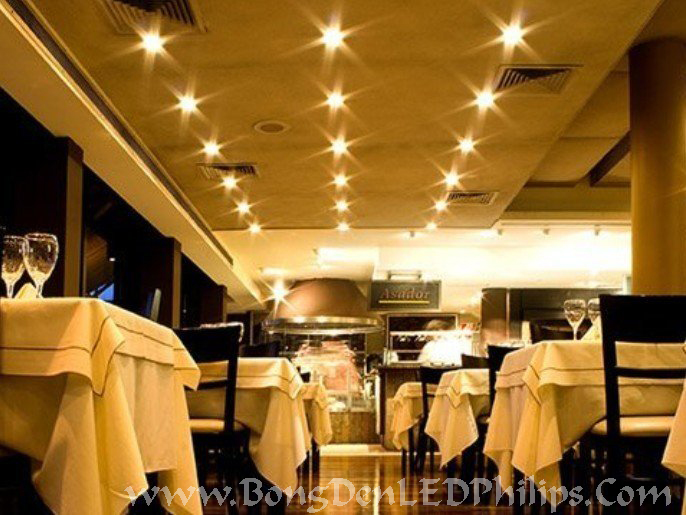 Bóng đèn Master LED MR16 ứng dụng trang trí nhà hàng