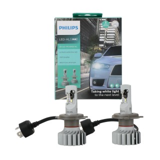 Bộ đèn pha xe hơi ô tô Philips Ultinon Pro 5000 HL H4 LED 11342 U50 X2 ánh sáng trắng 12V-24V 5800K tăng sáng +160%