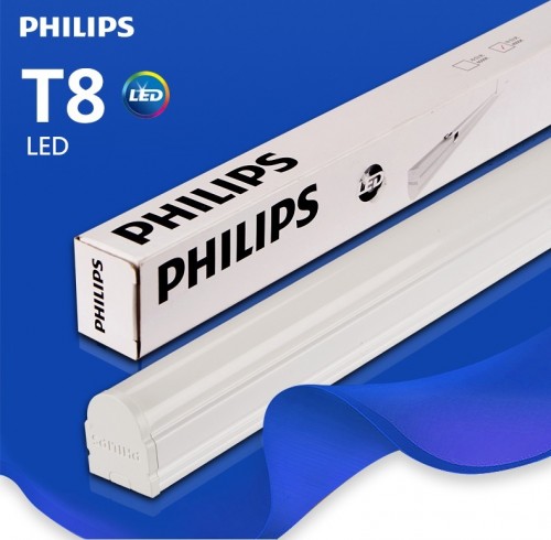 Bộ máng đèn LED Batten T8 Philips BN016C LED8/NW L600 GM