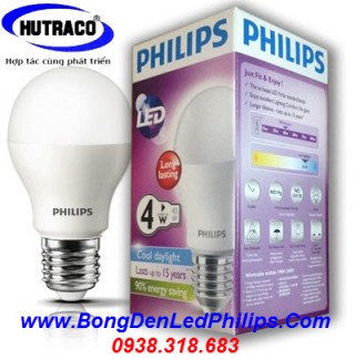 Bóng đèn Led Bulb Philips 4w-40W E27 3000k 230V