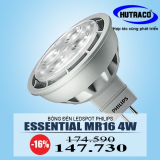 Bóng đèn LED Philips Essential MR16 4W 24D