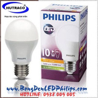 Bóng đèn Philips LED Bulb 10.5W - 85W E27 6500k 230v
