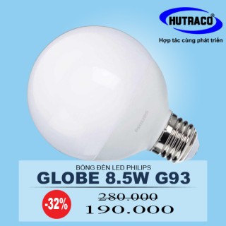 Bóng đèn Philips LED Globe 8.5W G93 2700K/6500K