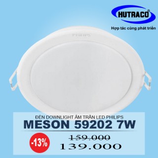 Đèn Downlight âm trần LED Philips 59202 Meson 7W
